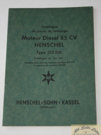 Henschel 512 DA , Diesel Motor