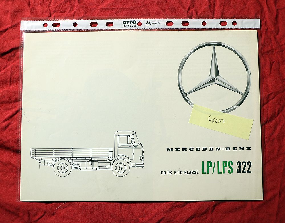 Prospekt Mercedes LP, LPS 322 Frontlenker