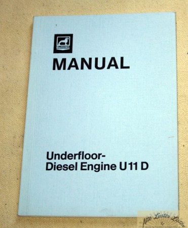 Buessing U 11 D          Underfloor Diesel Engine