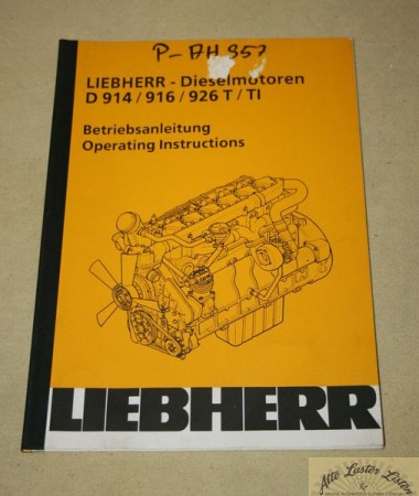 Liebherr  Dieselmotoren D 914, 916, 926  T / TI