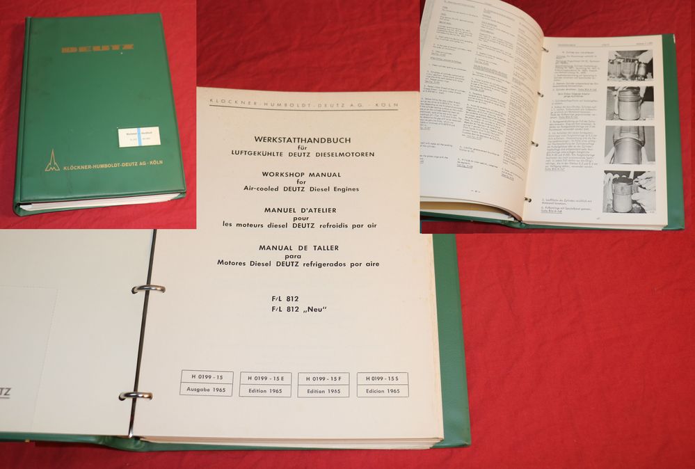 Deutz Motoren FL 812 Werkstatthandbuch