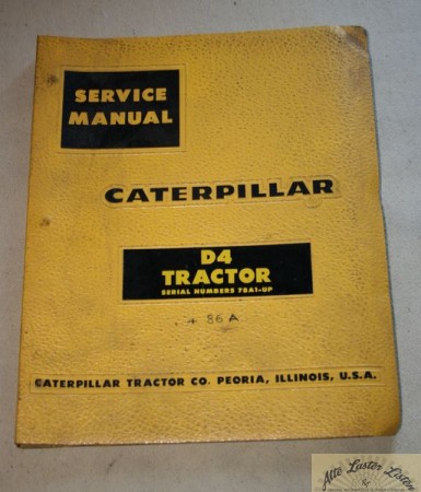 27453_werkstatthandbuch_baumaschinen_caterpillar_ihc_zeppelin_bNZVFuiA5vlo8Y CATERPILLAR D 4 Raupe Service Manual Reparatur