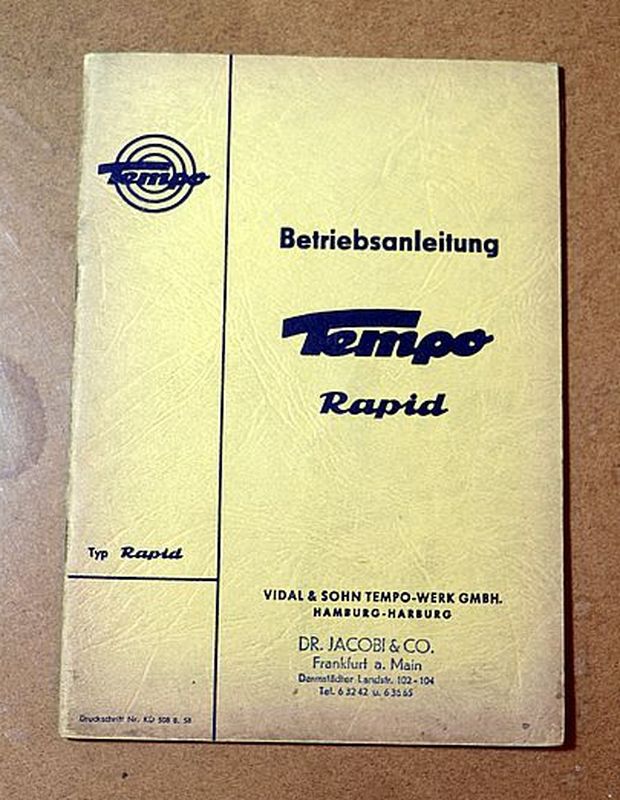 Tempo Rapid , Vidal + Sohn