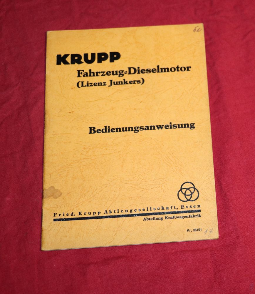 Krupp Dieselmotoren Lizenz Junkers