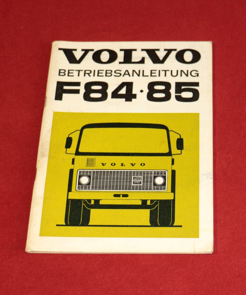 Volvo F 84 , F 85 LKW Betriebsanleitung