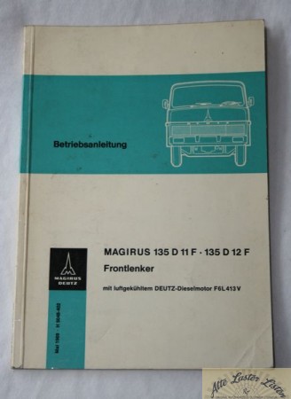 Magirus Deutz 135  D 11, 12  F  Frontlenker