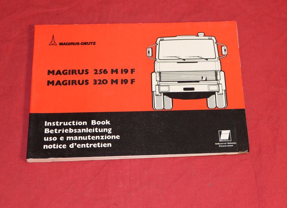 Magirus 256 M 19 F , 320 M 19 F Betriebsanleitung