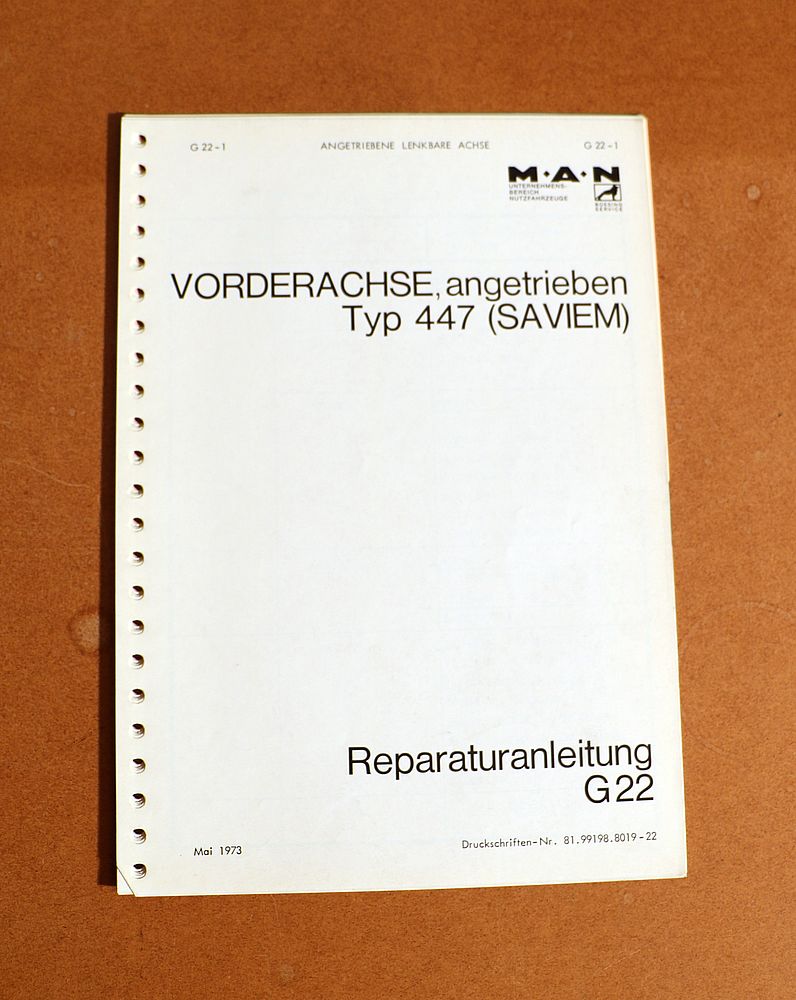 MAN - Saviem Vorderachse angetrieben 4x4