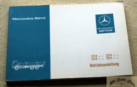 LKW Mercedes  2219 , 2224      6x2 + 6x4