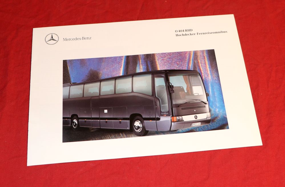 Mercedes O 404 RHD Fernreiseomnibus Prospekt