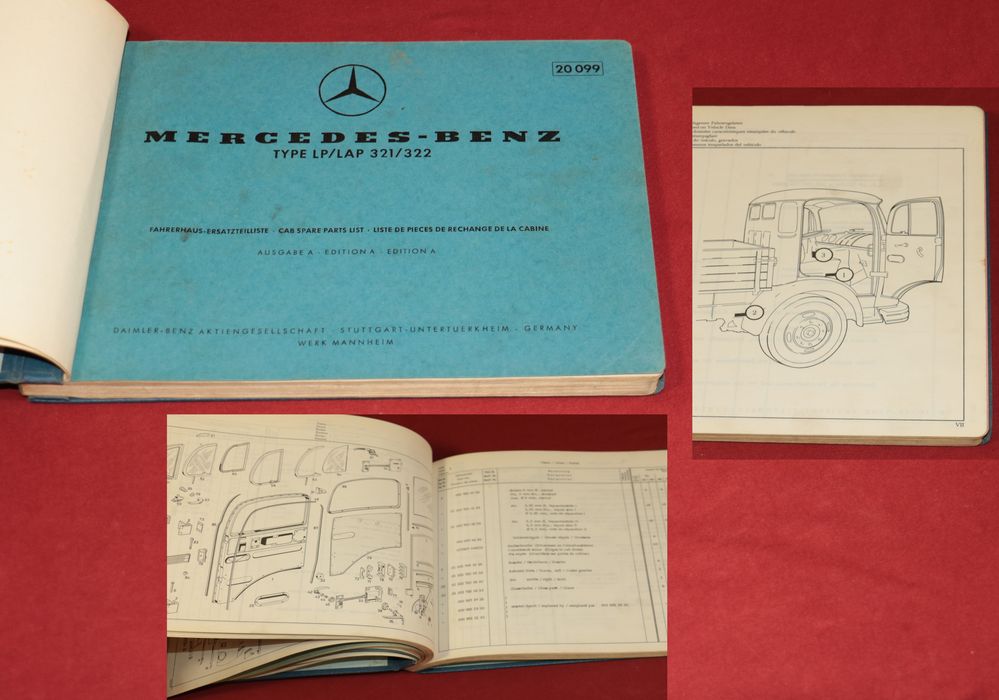 32576 Frontlenker Fahrerhaus Mercedes Type 321, 322 LP , LAP