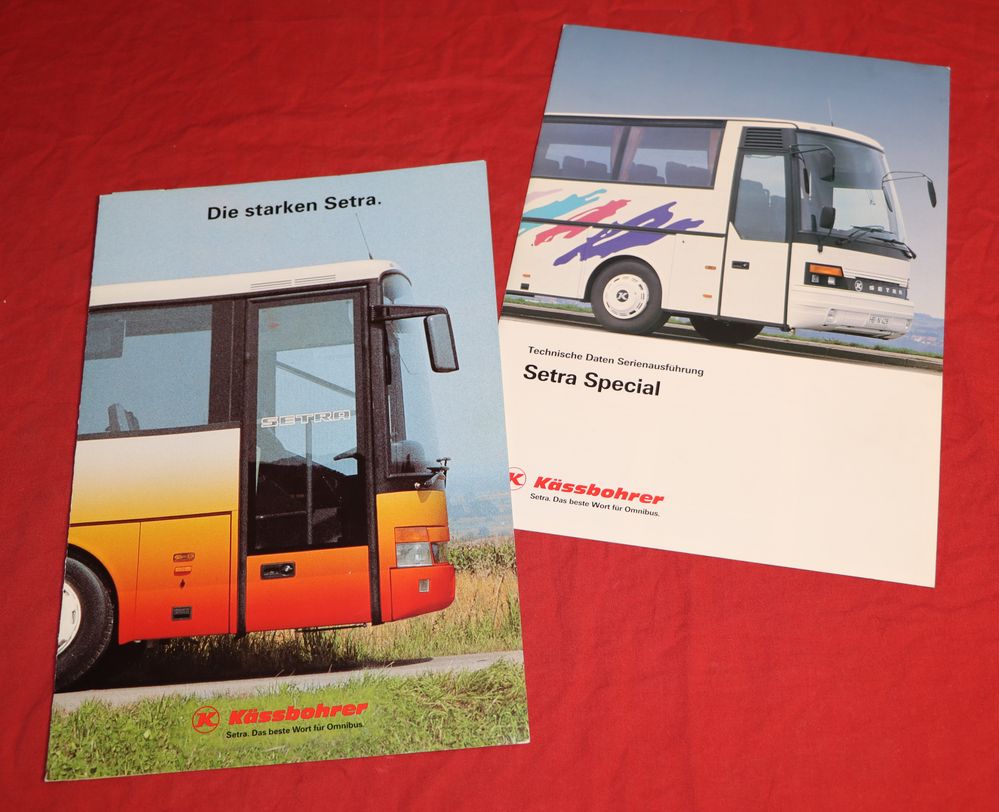SETRA , Die starken Setra , Bus Prospekt