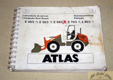 ATLAS     Radlader  E 45/3 , E 55/3,  E 65 / 3 , E 70/3, E 80/3