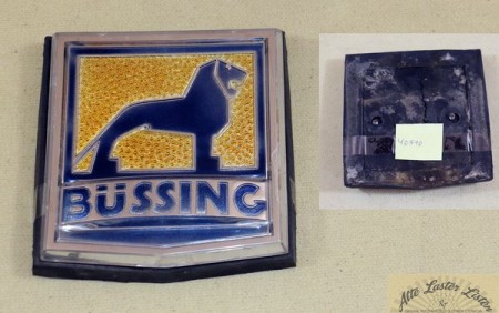 Emblem Büssing LKW und Busse , Kunststoff