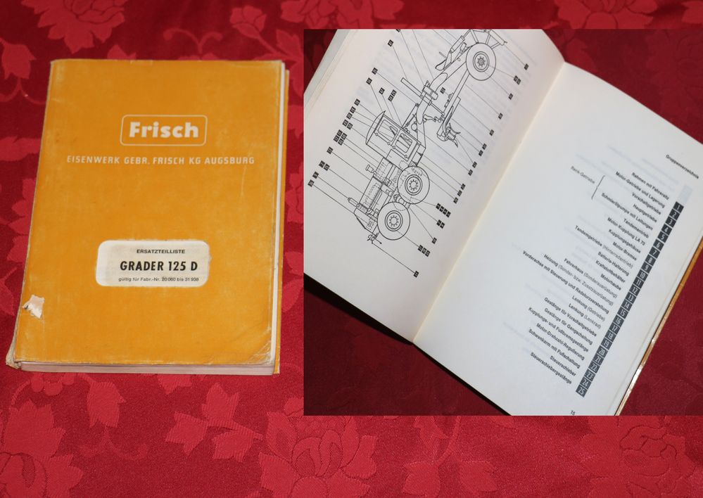 10312 FRISCH Grader 125 D