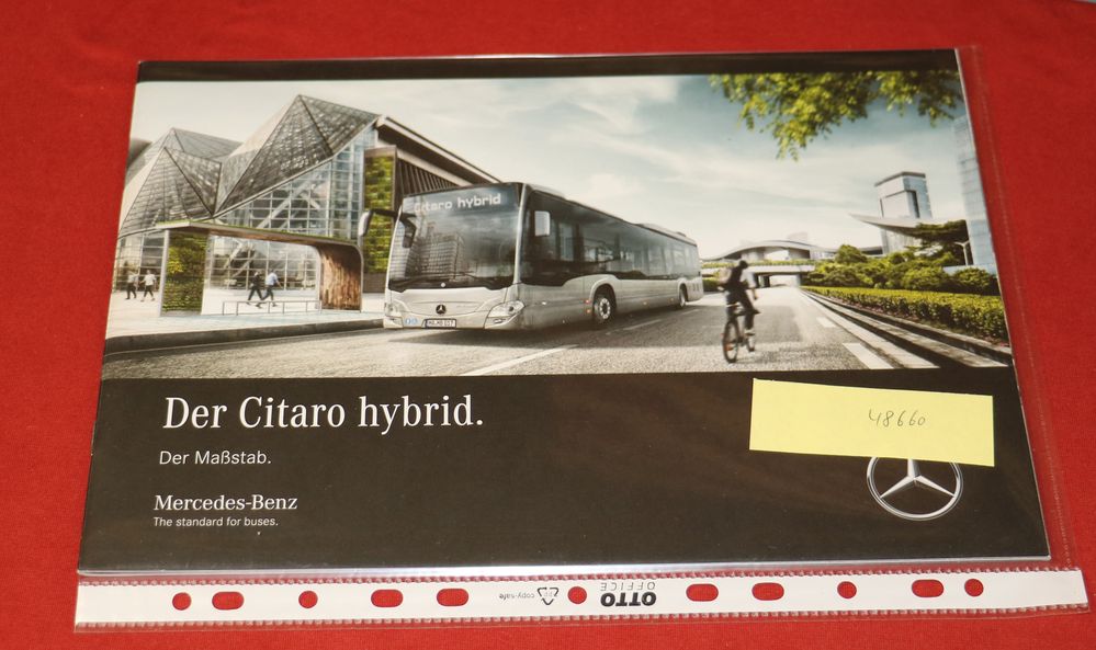 Mercedes Bus Prospekt , Der Citaro Hybrid
