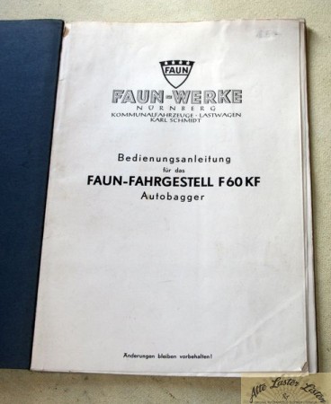 FAUN   F 60  KF                    Autobagger