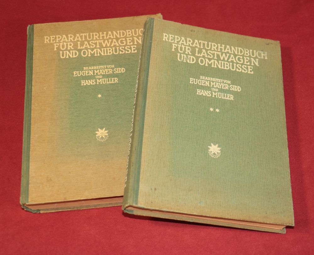 Reparaturhandbuch für LKW und Busse , Band 1+2 von 1942