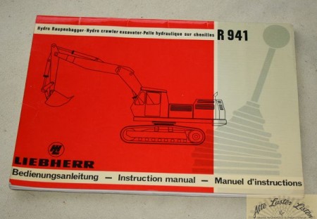 Liebherr R 941 Bagger Anleitung