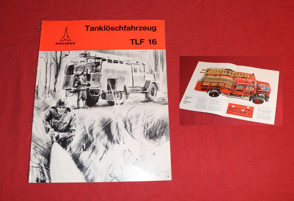 Magirus Feuerwehr TLF 16 auf 150 D 10 A Prospekt
