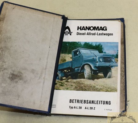 Betriebsanleitung Hanomag  A - L   28 , großes Fahrerhaus