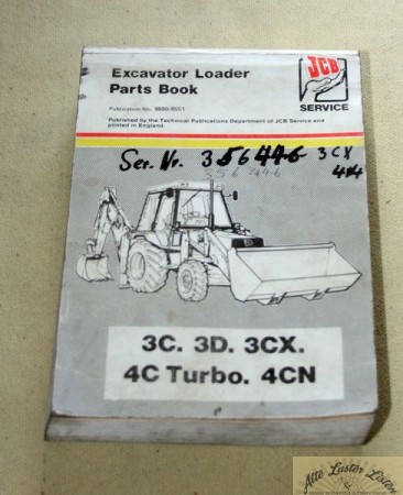 JCB    3C.  3D.  3CX.  4C Turbo.  4CN            Baggerlader