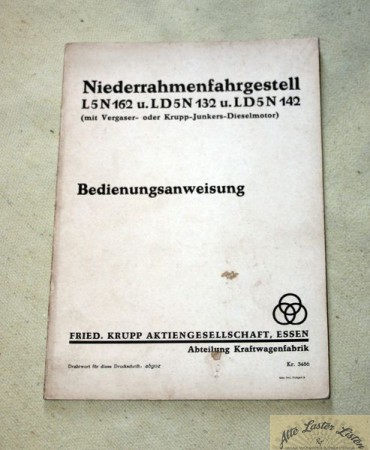KRUPP  L 5 N 162, LD 5 N 132, 142