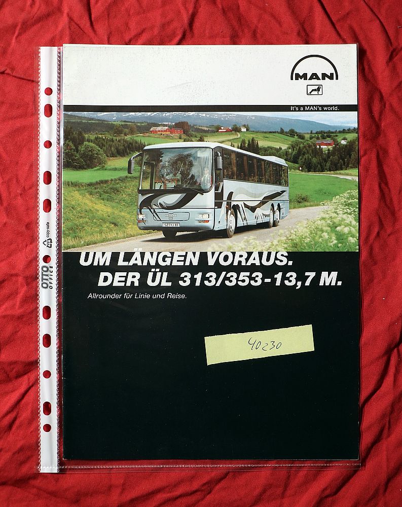 MAN Linie und Reise , Um längen voraus,  Der ÜL 313, 353