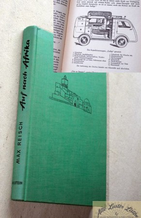 39265_buch_buecher_buecher_reise_mit_kfz__bWCipUX99U36RH Auf nach Afrika , Max Reisch mit Gutbrod Atlas