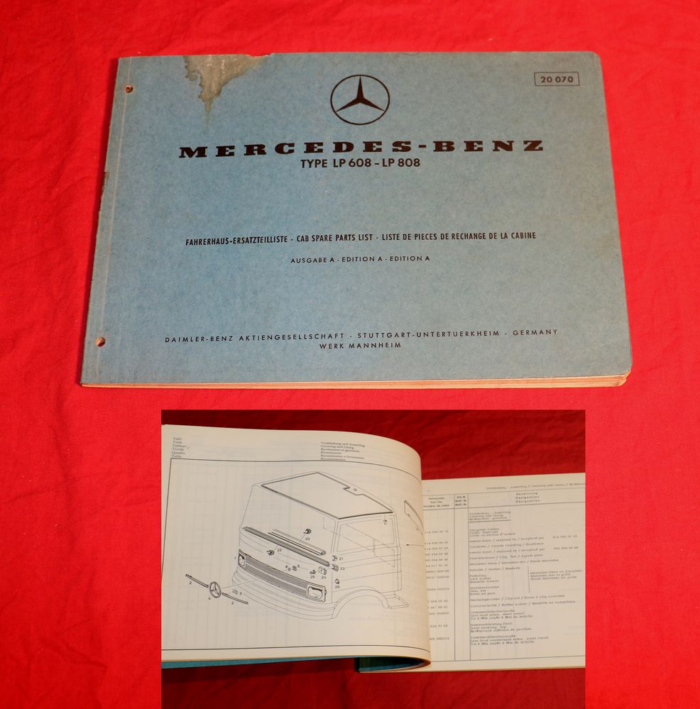 43364 Fahrerhaus Mercedes LP 608, LP 808 leichte Frontlenker