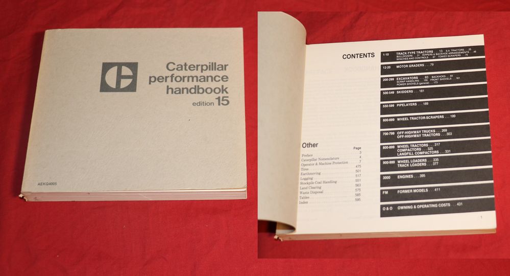 Caterpillar Performance Handbook 15 , 1984