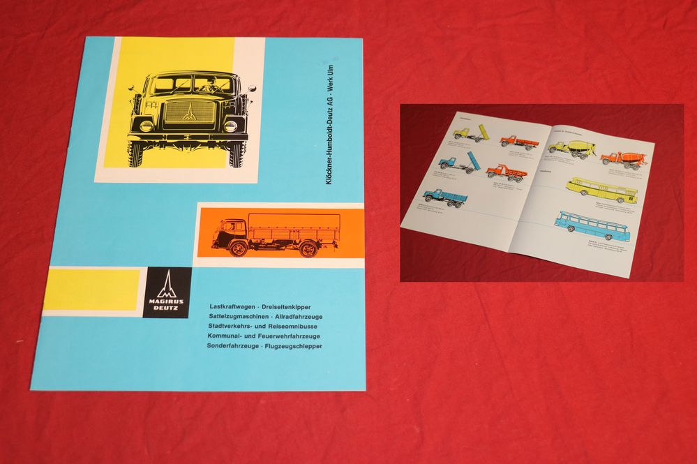 Prospekt Magirus Deutz Programmübersicht 1963