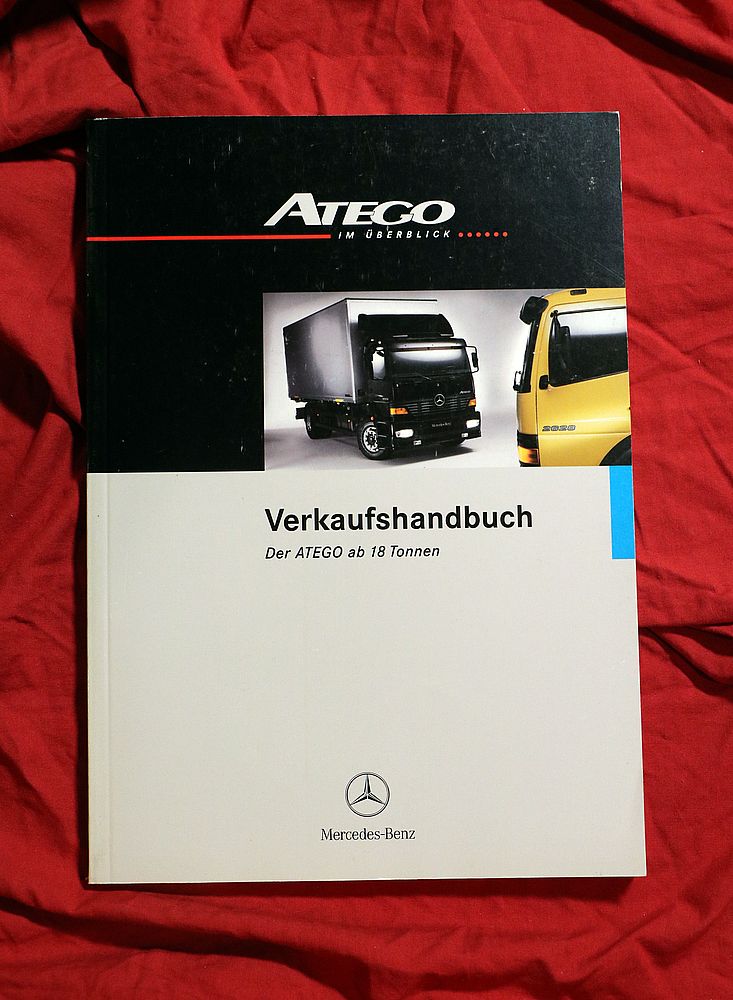 47776 Mercedes ATEGO ab 18 Tonnen Verkaufshandbuch