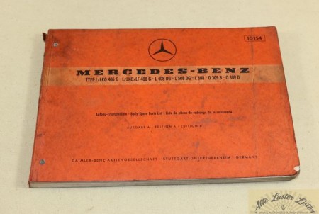 Mercedes  L, LKO, LF  406, 408,  508 DG , 608 , O 309  Aufbau