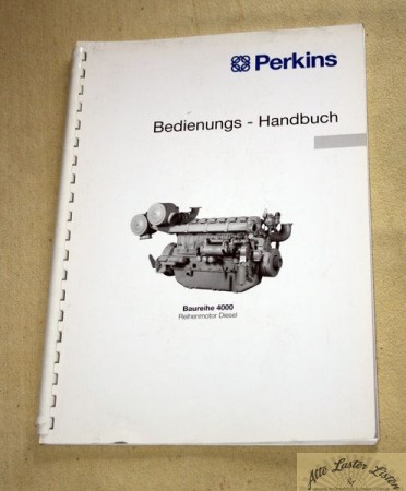 Perkins 4000 Series , 6 + 8 Zylinder Diesel Motoren