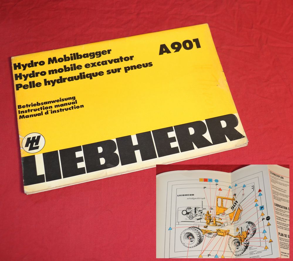 Liebherr A 901 Mobilbagger Betriebsanleitung