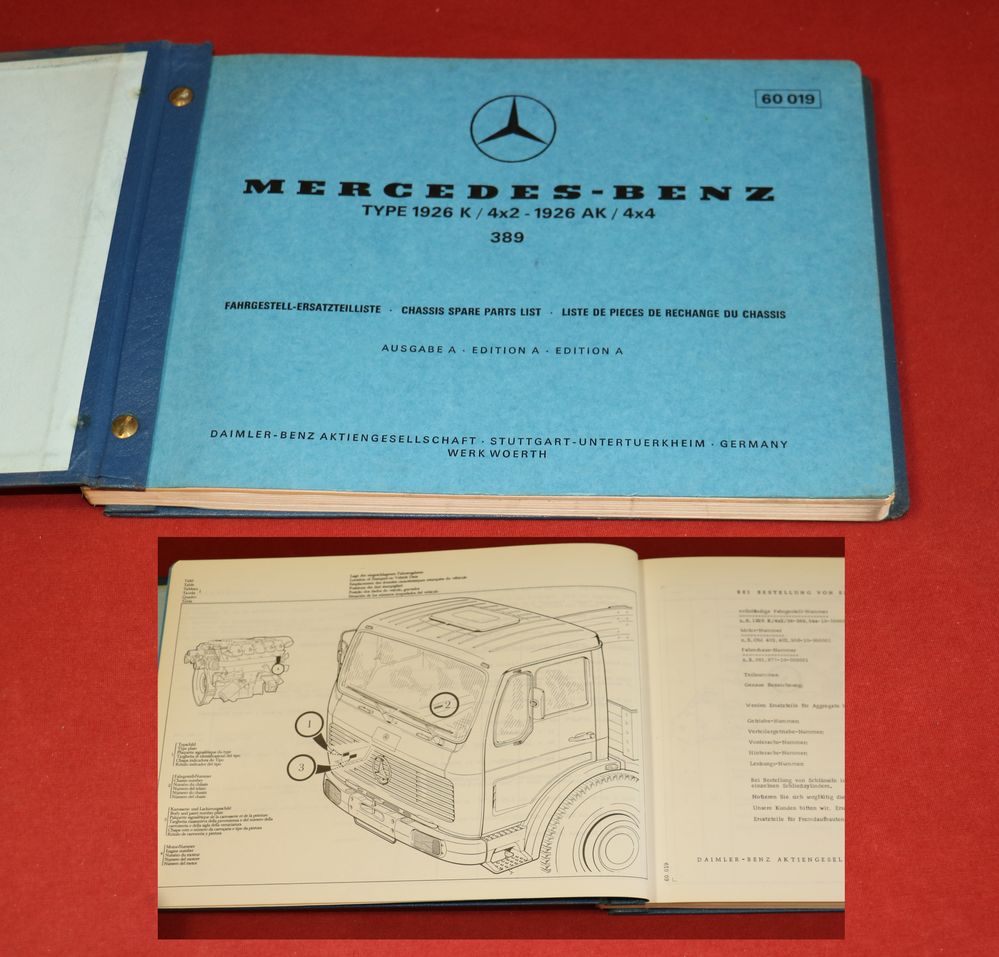 Mercedes NG 1926 K 4x2 , AK 4x4 Fahrgestell