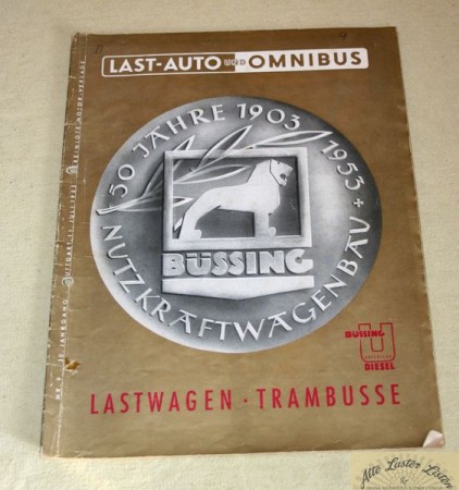 39453_sonstiges_buecher_zeitschriften_b8LOfTnAFhfPqd Lastauto Omnibus                         Heft  Juli 1953        gelocht