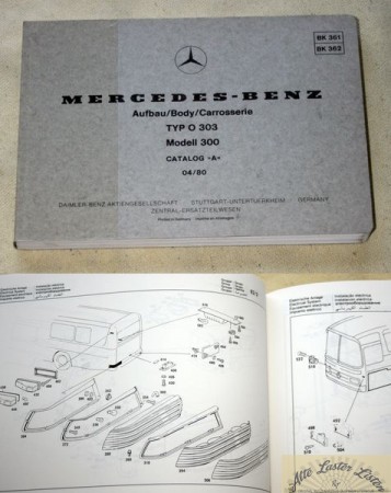 Mercedes O 303 Aufbau Bus Modell 300