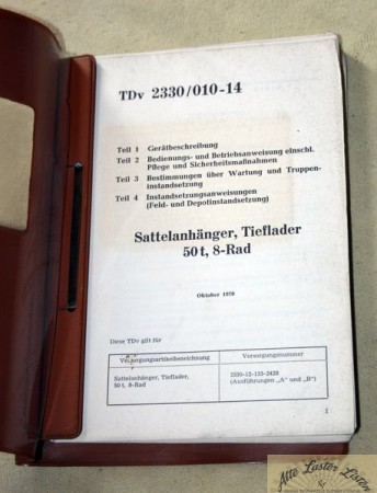 Sattelanhänger , Auflieger Tieflader 50t ,  8 - Rad