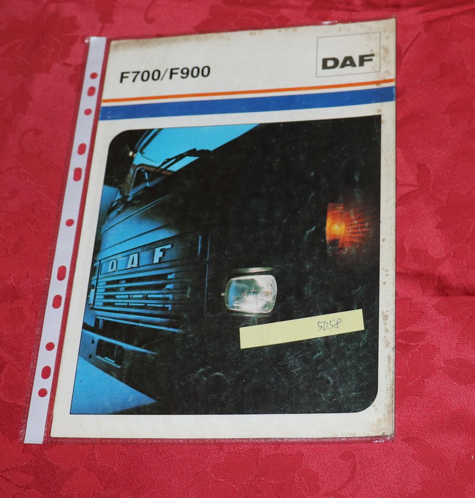 15058 DAF F 700 , F 900 Prospekt
