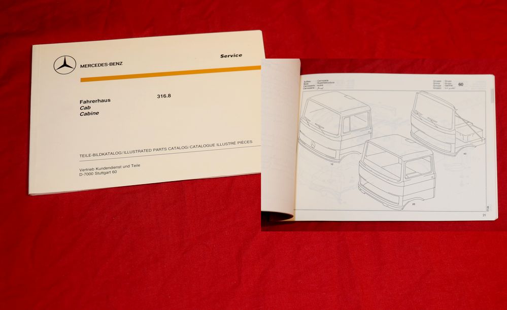 54209 Fahrerhaus Mercedes LP Reihe Type 316 , 316.8