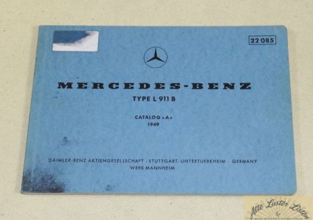 Mercedes L 911 B , Ersatzteilliste