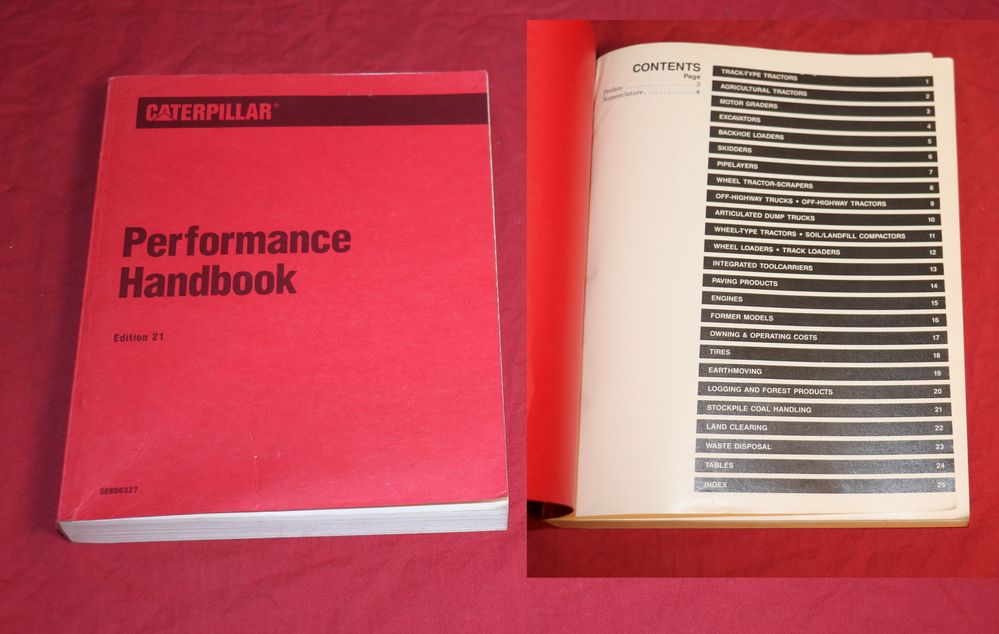 Caterpillar Performance Handbook 21 , 1990