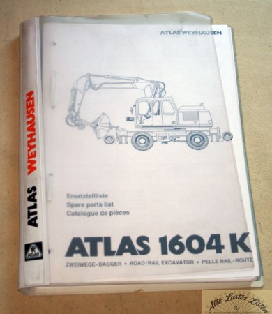 ATLAS     Bagger   1604 K ZW   Zweiwegebagger