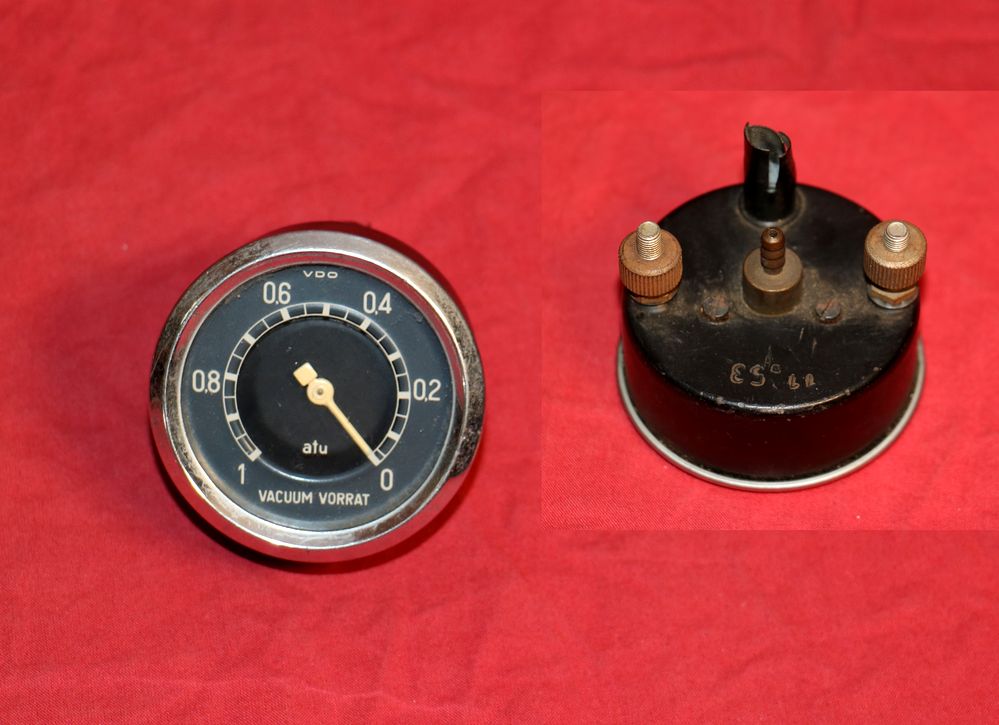 VDO Anzeige Vacuum Vorrat
