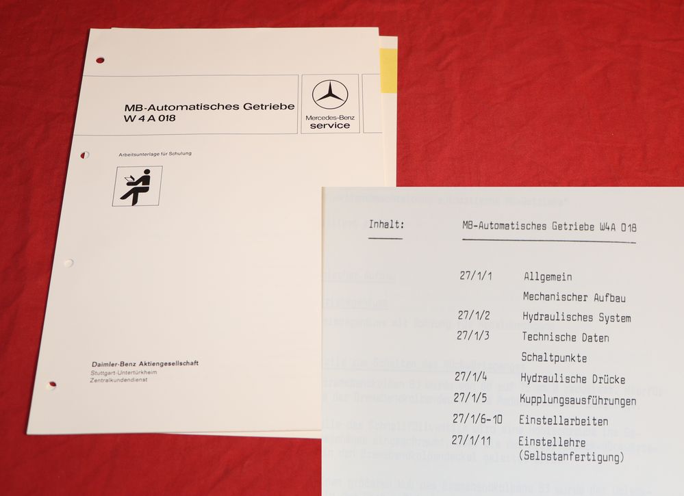 Mercedes W4A 018 Automatisches Getriebe