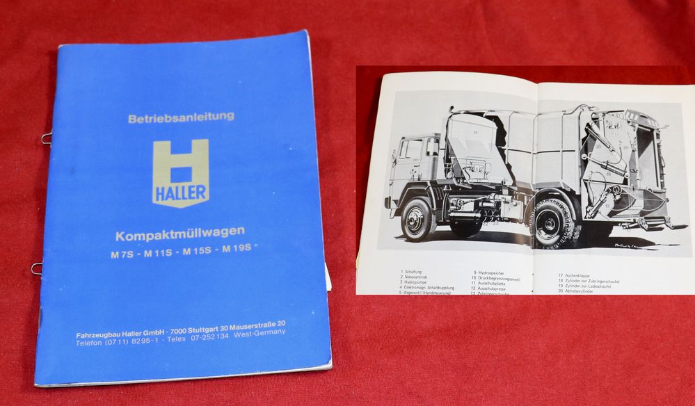 11887 Haller Kompaktmüllwagen M 7S, M 11S, M 15S, M 19S