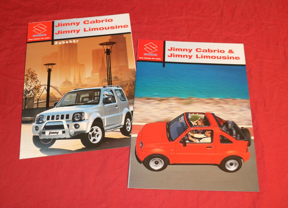 Suzuki Jimny Cabrio und Limousine Prospekt