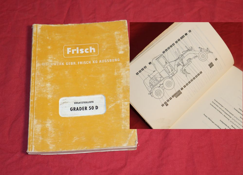 FRISCH 50 D Grader, Erdhobel
